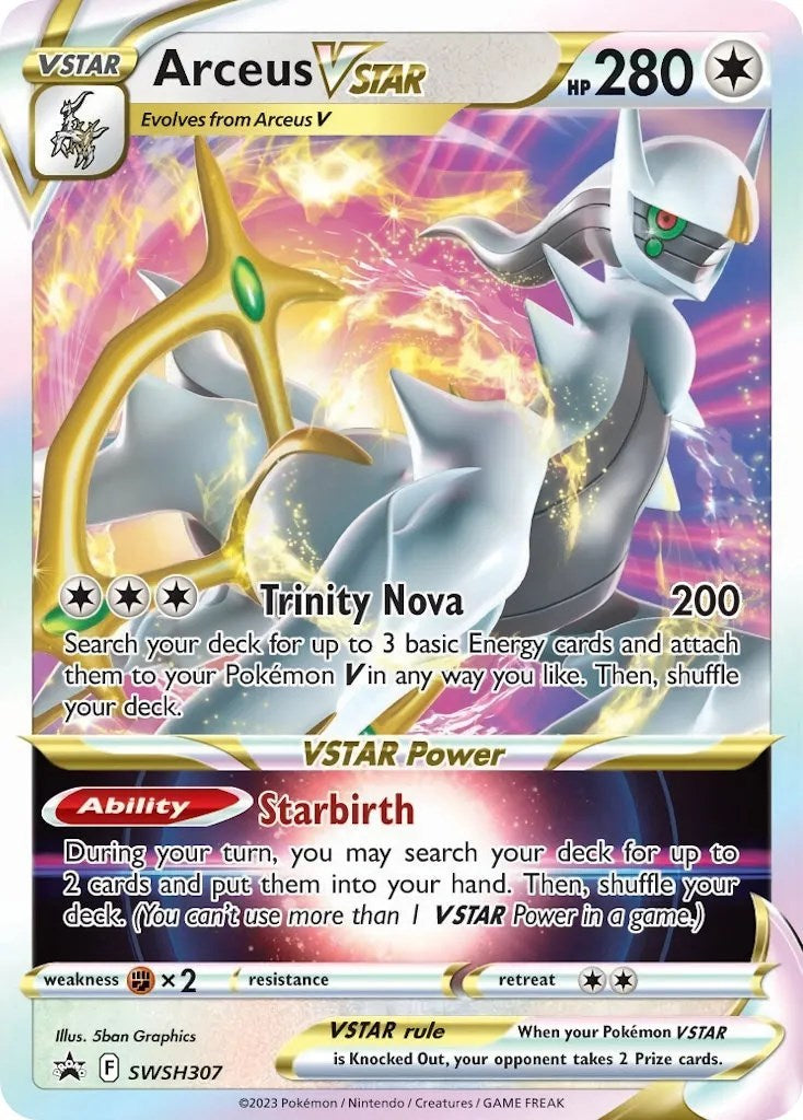 Arceus VSTAR (SWSH307) [Sword & Shield: Black Star Promos] | Deep Dive Games St. Marys