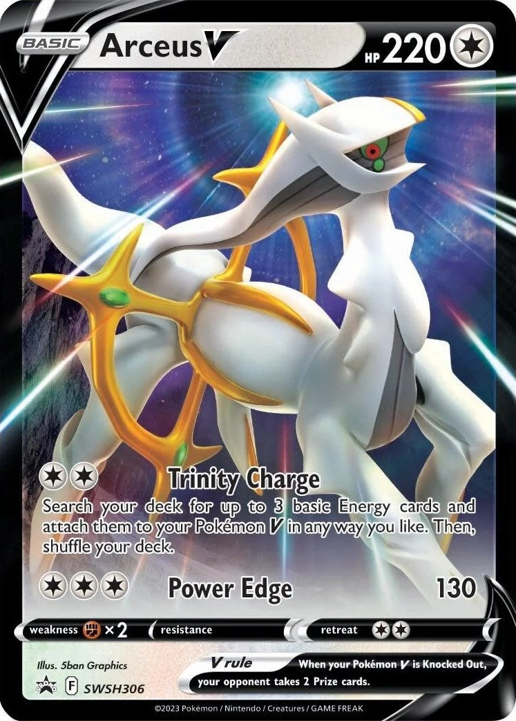 Arceus V (SWSH306) [Sword & Shield: Black Star Promos] | Deep Dive Games St. Marys