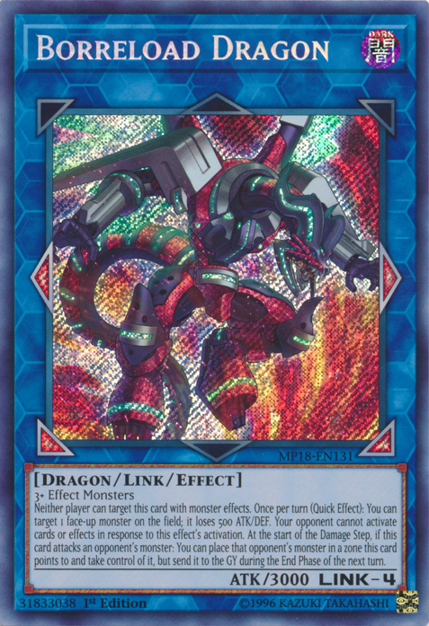 Borreload Dragon [MP18-EN131] Secret Rare | Deep Dive Games St. Marys