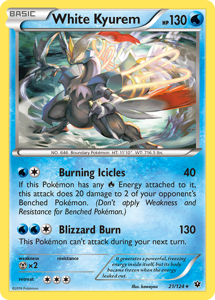 White Kyurem (21/124) [XY: Fates Collide] | Deep Dive Games St. Marys