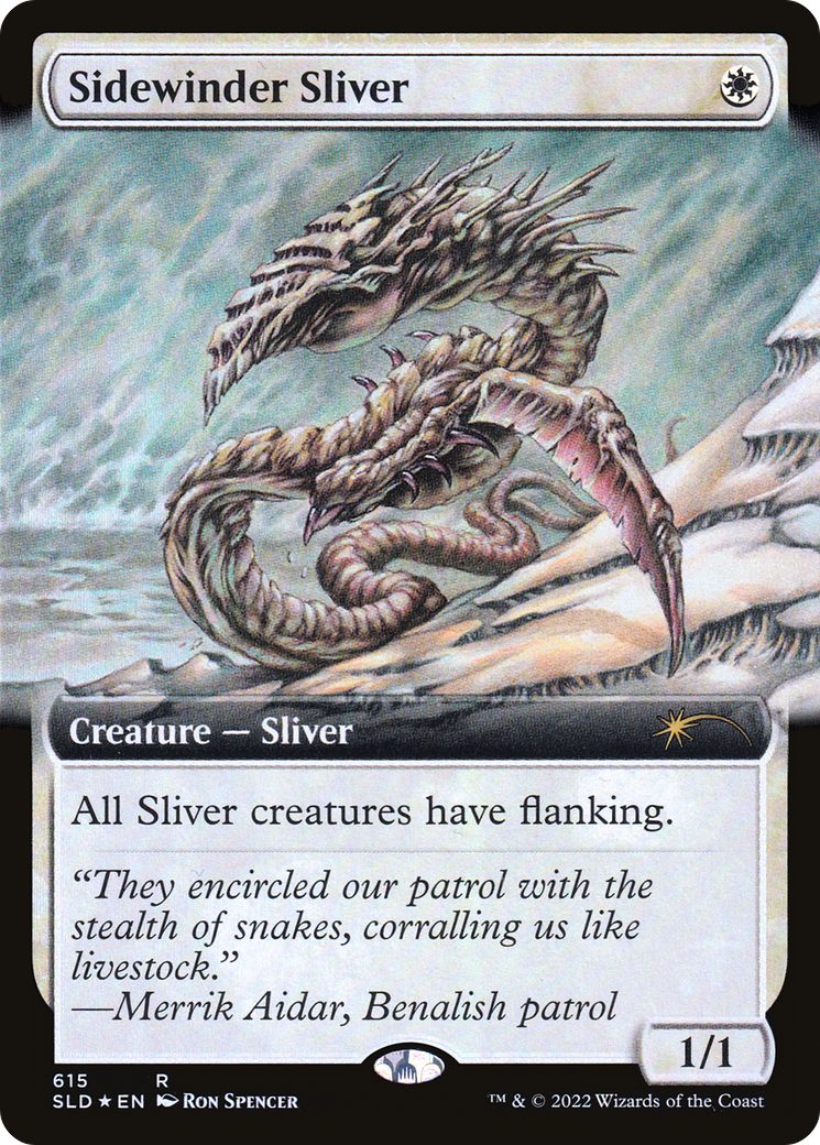 Sidewinder Sliver (Extended Art) [Secret Lair Drop Promos] | Deep Dive Games St. Marys