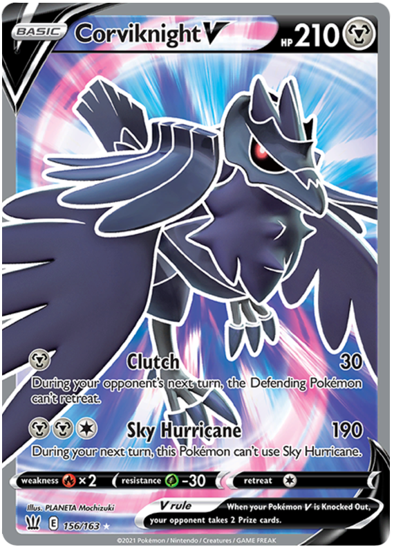 Corviknight V (156/163) [Sword & Shield: Battle Styles] | Deep Dive Games St. Marys