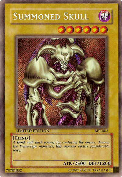 Summoned Skull [BPT-002] Secret Rare | Deep Dive Games St. Marys