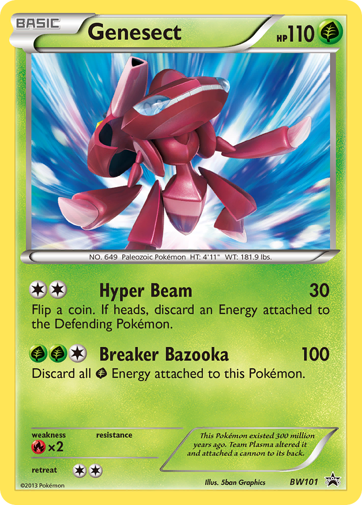 Genesect (BW101) [Black & White: Black Star Promos] | Deep Dive Games St. Marys