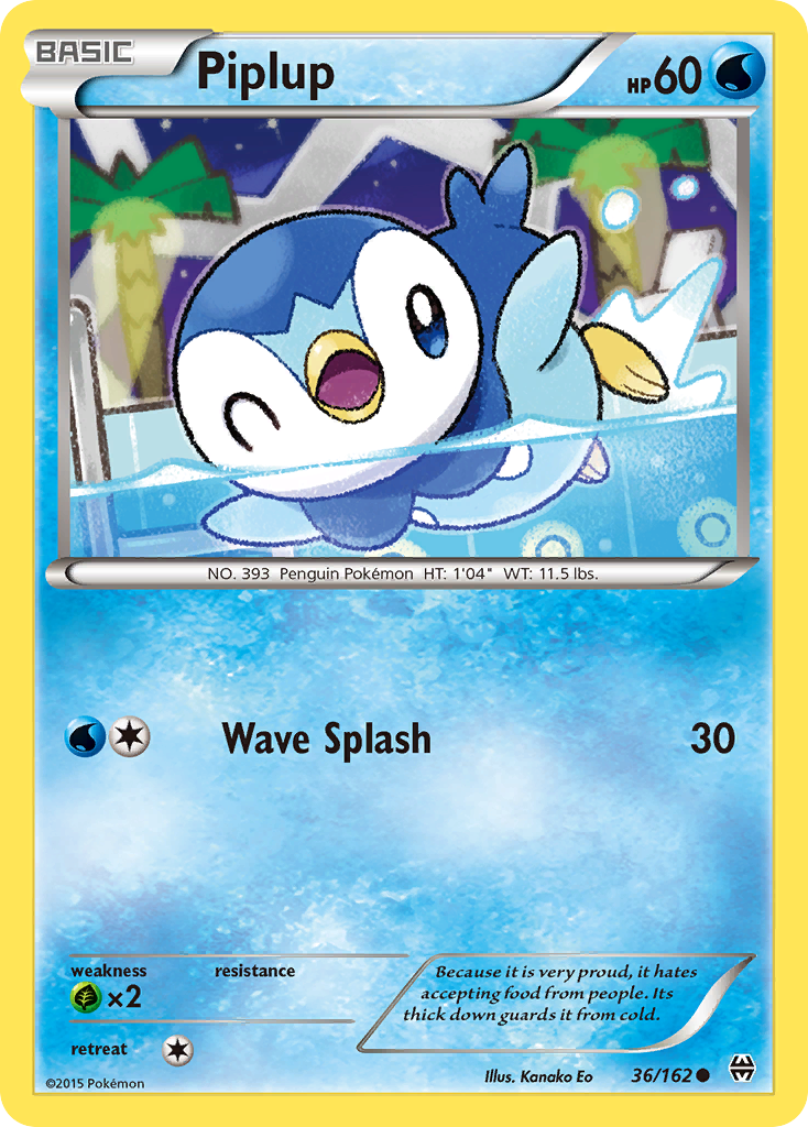 Piplup (36/162) [XY: BREAKthrough] | Deep Dive Games St. Marys