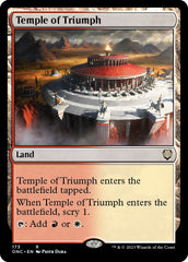 Temple of Triumph [Phyrexia: All Will Be One Commander] | Deep Dive Games St. Marys