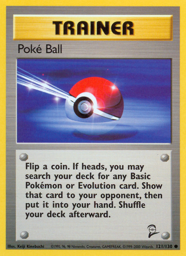 Poke Ball (121/130) [Base Set 2] | Deep Dive Games St. Marys