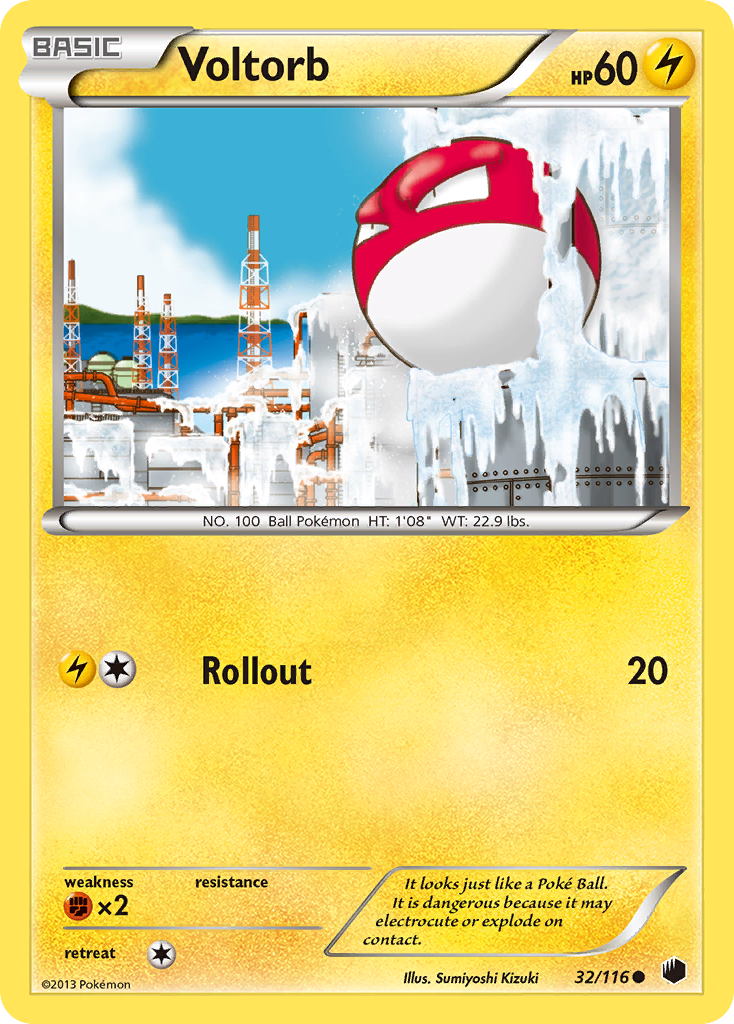 Voltorb (32/116) [Black & White: Plasma Freeze] | Deep Dive Games St. Marys