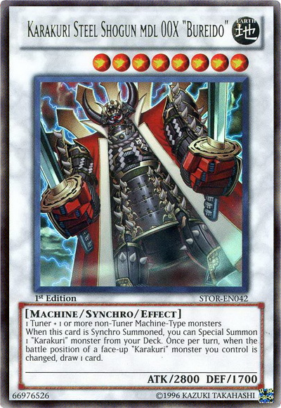 Karakuri Steel Shogun mdl 00X "Bureido" [STOR-EN042] Ultra Rare | Deep Dive Games St. Marys