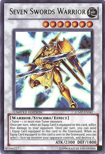 Seven Swords Warrior [JUMP-EN047] Ultra Rare | Deep Dive Games St. Marys