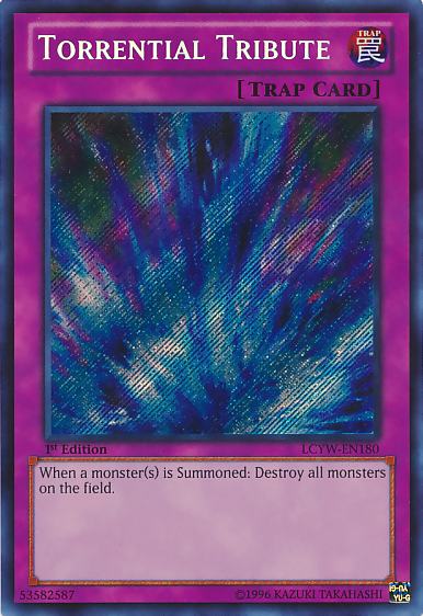 Torrential Tribute [LCYW-EN180] Secret Rare | Deep Dive Games St. Marys