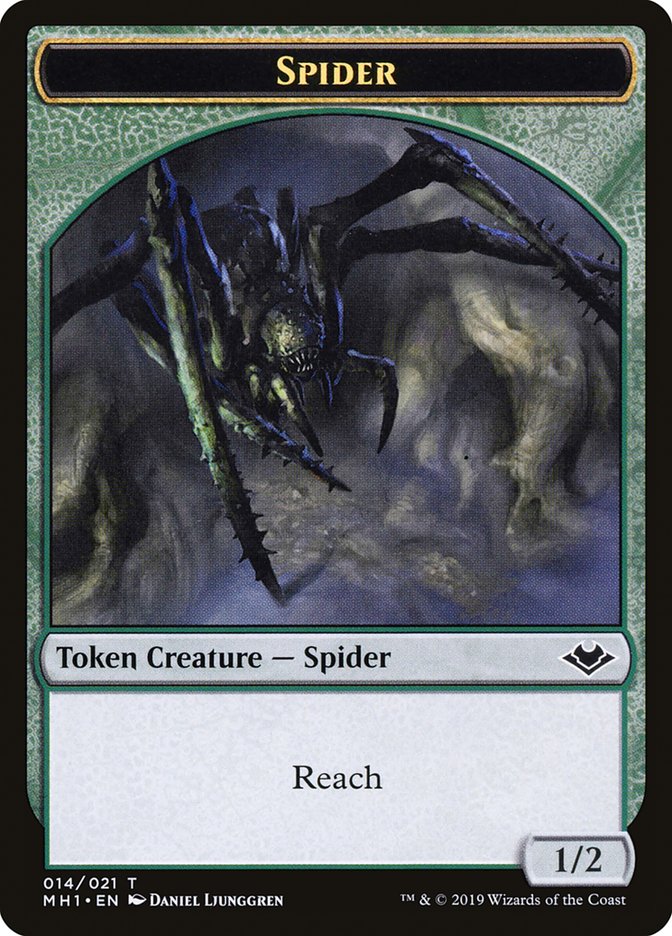 Spider Token [Modern Horizons Tokens] | Deep Dive Games St. Marys