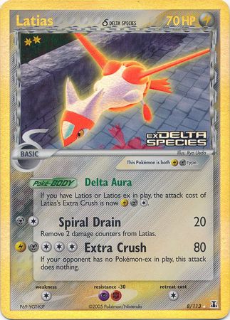 Latias (8/113) (Delta Species) (Stamped) [EX: Delta Species] | Deep Dive Games St. Marys