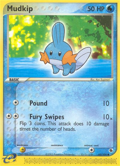 Mudkip (60/109) [EX: Ruby & Sapphire] | Deep Dive Games St. Marys