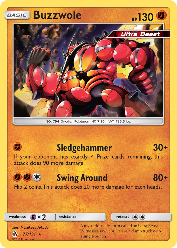 Buzzwole (77/131) [Sun & Moon: Forbidden Light] | Deep Dive Games St. Marys