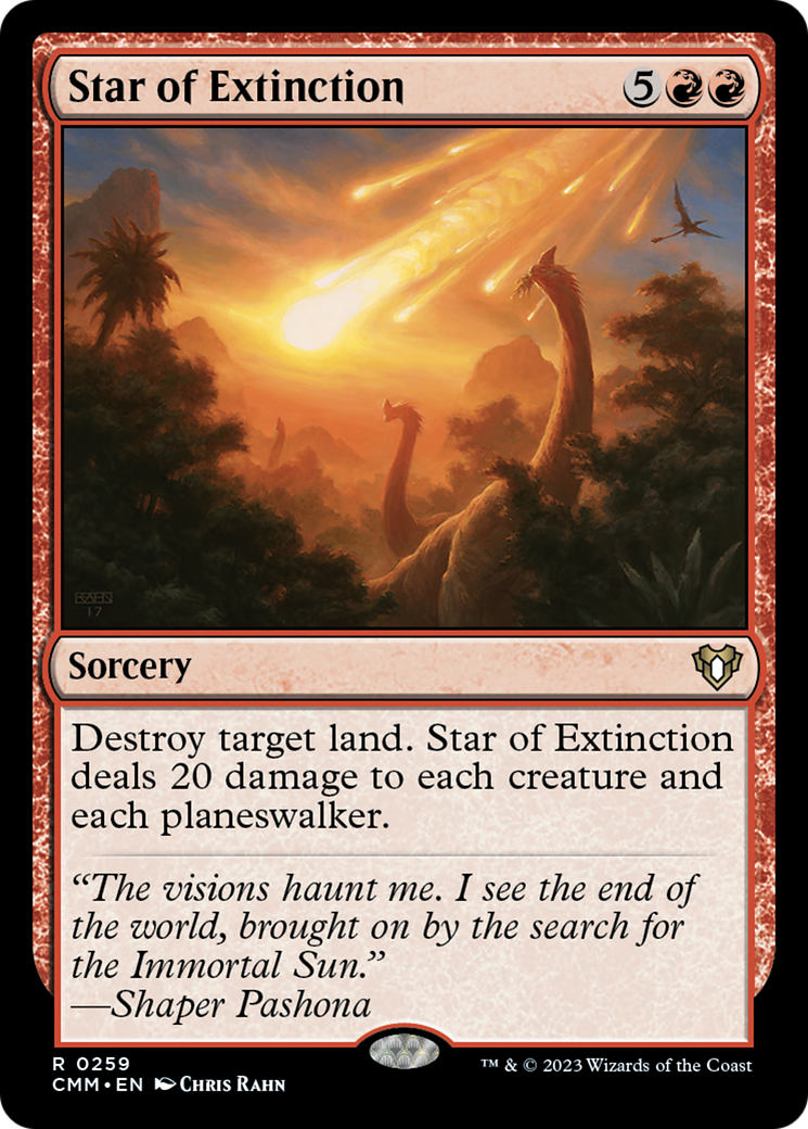 Star of Extinction [Commander Masters] | Deep Dive Games St. Marys