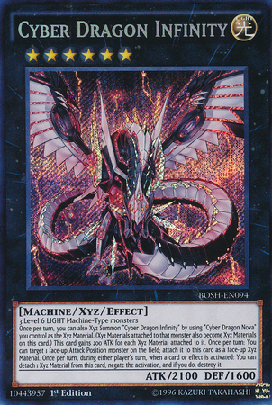 Cyber Dragon Infinity [BOSH-EN094] Secret Rare | Deep Dive Games St. Marys