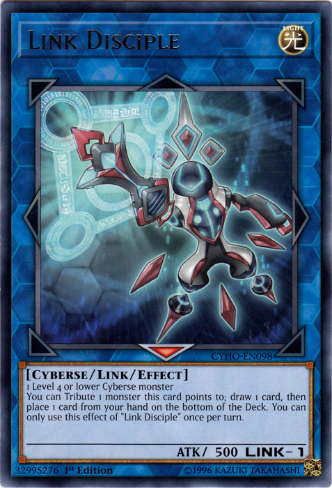 Link Disciple [CYHO-EN098] Rare | Deep Dive Games St. Marys