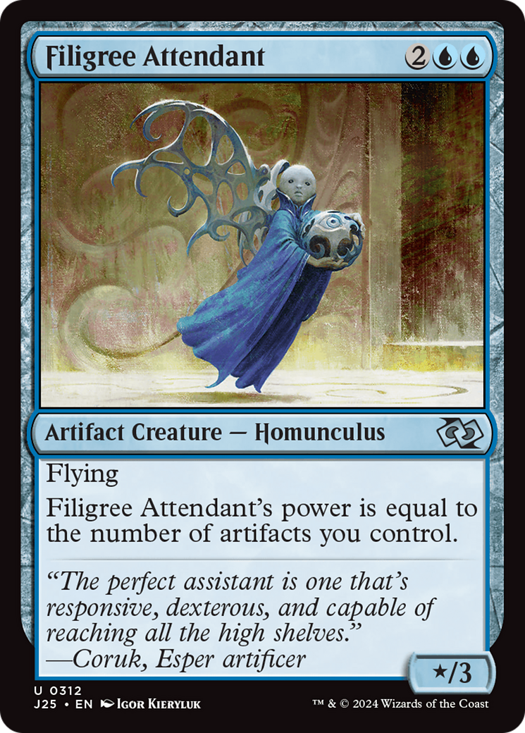 Filigree Attendant [Foundations Jumpstart] | Deep Dive Games St. Marys