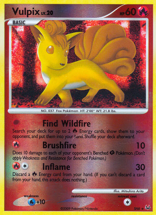 Vulpix (SH6) [Platinum: Base Set] | Deep Dive Games St. Marys