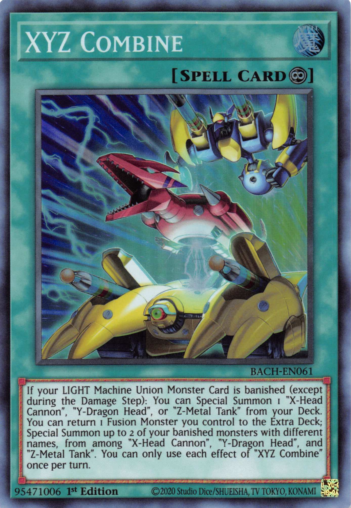 XYZ Combine [BACH-EN061] Super Rare | Deep Dive Games St. Marys