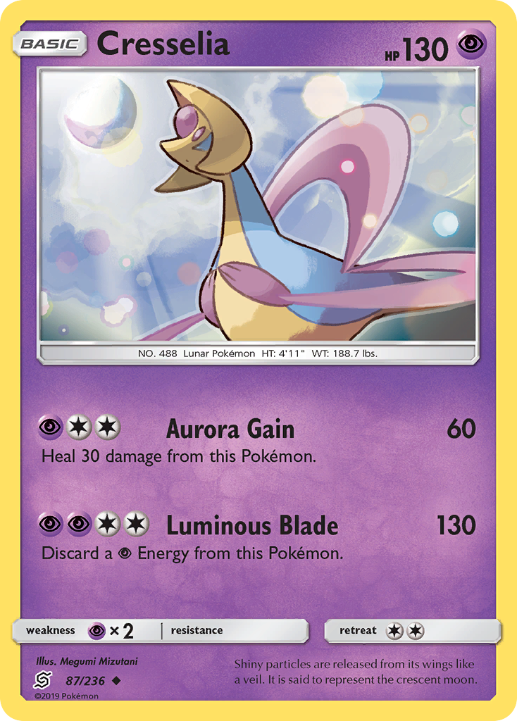 Cresselia (87/236) [Sun & Moon: Unified Minds] | Deep Dive Games St. Marys