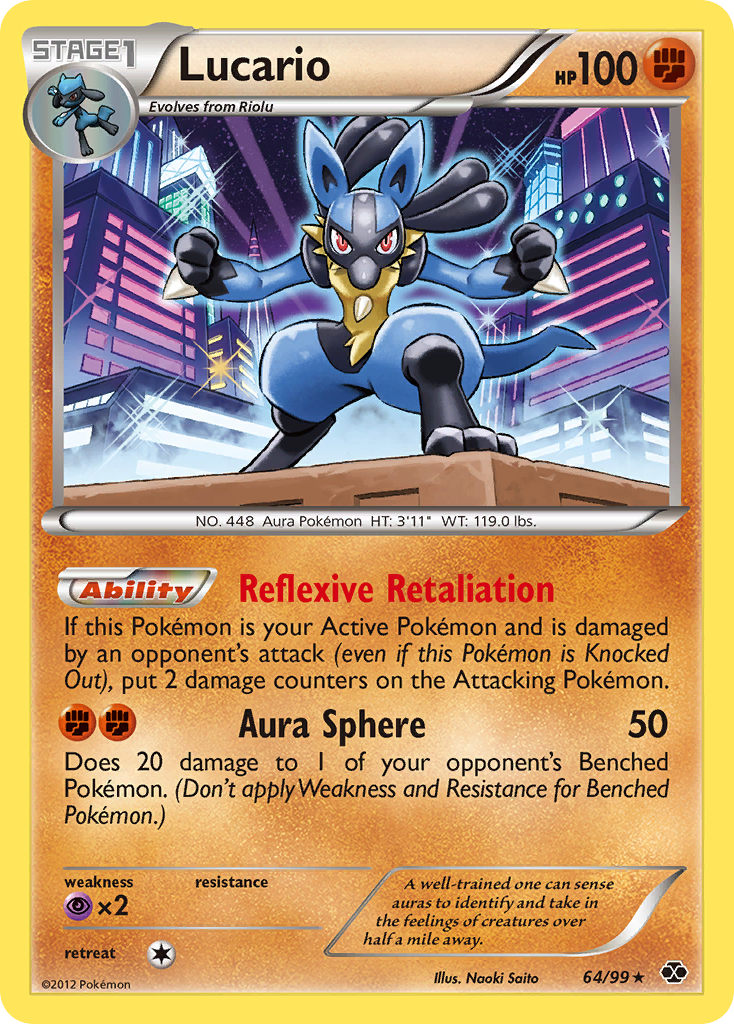 Lucario (64/99) [Black & White: Next Destinies] | Deep Dive Games St. Marys