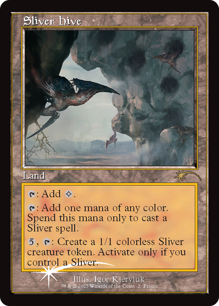 Sliver Hive (Retro Frame) [Secret Lair Drop Series] | Deep Dive Games St. Marys