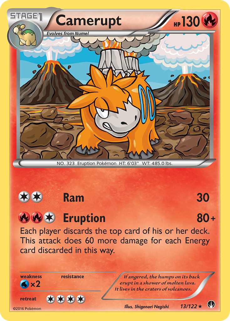 Camerupt (13/122) [XY: BREAKpoint] | Deep Dive Games St. Marys