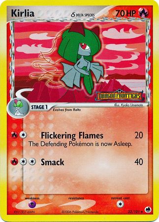 Kirlia (33/101) (Delta Species) (Stamped) [EX: Dragon Frontiers] | Deep Dive Games St. Marys