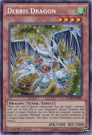 Debris Dragon [LC5D-EN009] Secret Rare | Deep Dive Games St. Marys