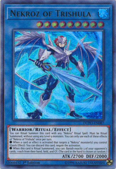 Nekroz of Trishula [DUPO-EN087] Ultra Rare | Deep Dive Games St. Marys