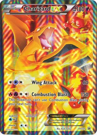 Charizard EX (XY121) (Jumbo Card) [XY: Black Star Promos] | Deep Dive Games St. Marys