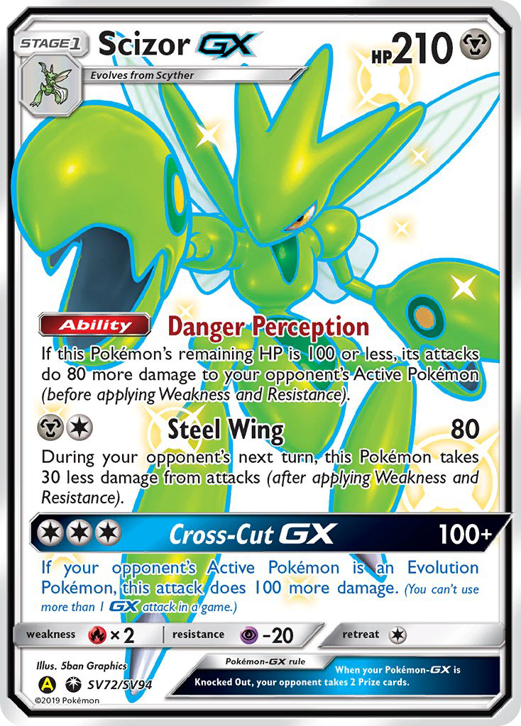 Scizor GX (SV72/SV94) [Sun & Moon: Hidden Fates - Shiny Vault] | Deep Dive Games St. Marys