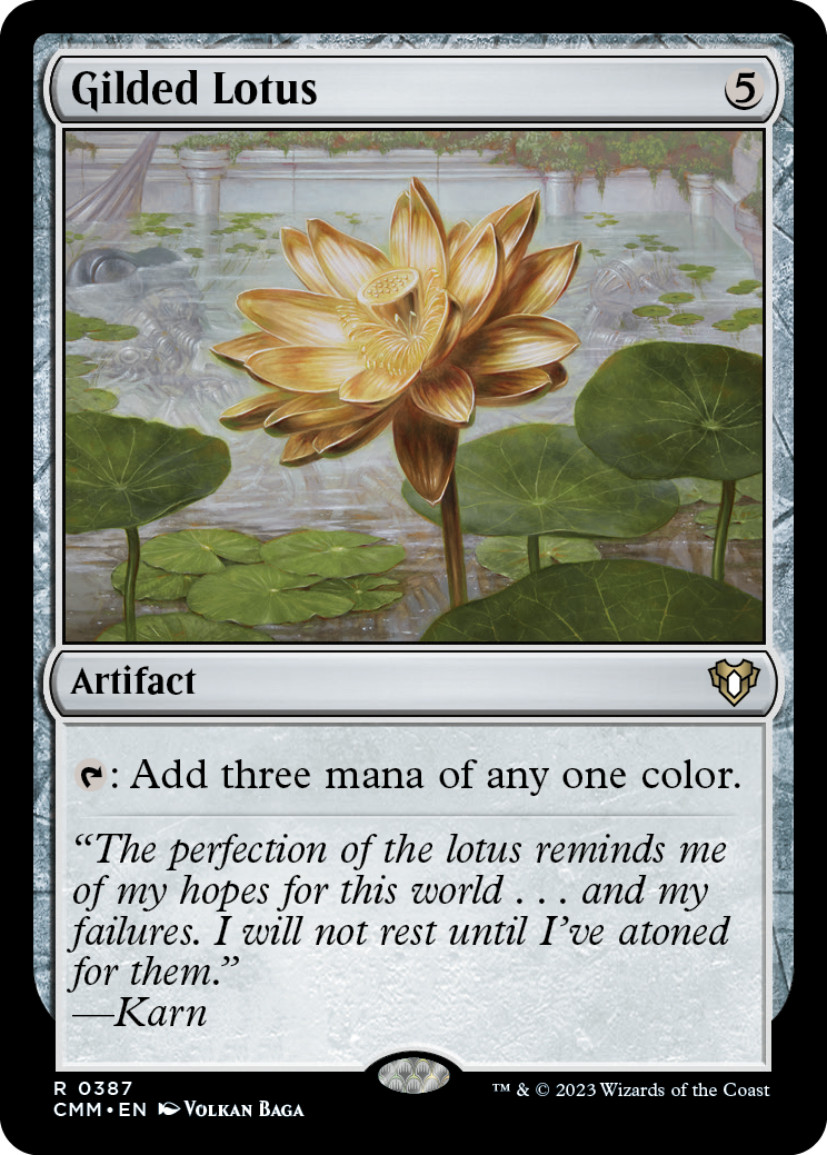 Gilded Lotus [Commander Masters] | Deep Dive Games St. Marys