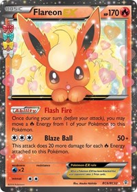 Flareon EX (RC6/RC32) [Generations: Radiant Collection] | Deep Dive Games St. Marys