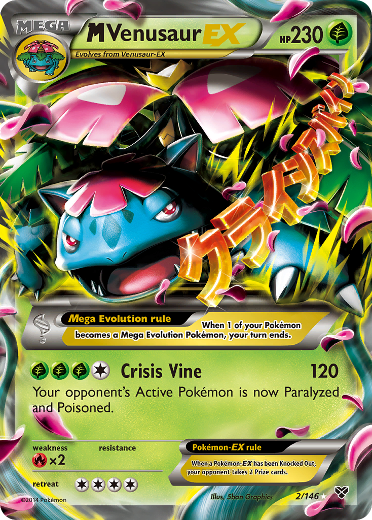 M Venusaur EX (2/146) [XY: Base Set] | Deep Dive Games St. Marys