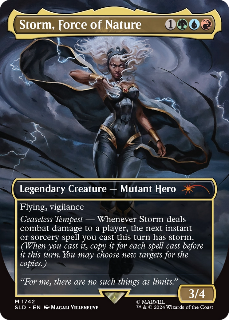 Storm, Force of Nature (Rainbow Foil) [Secret Lair Drop Series] | Deep Dive Games St. Marys