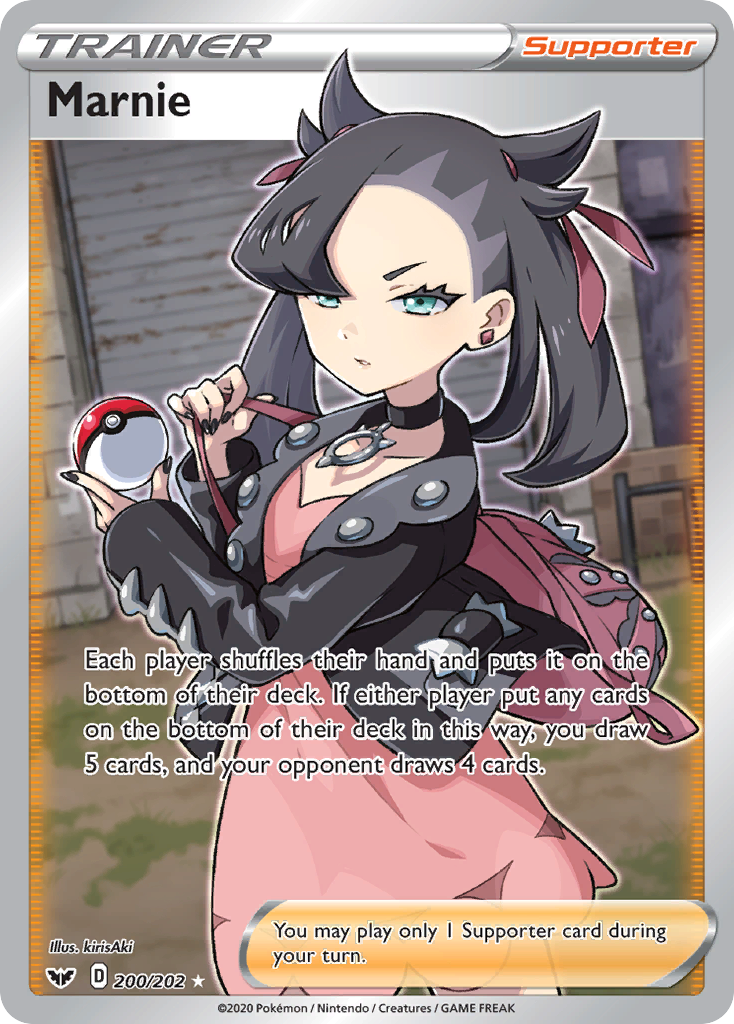 Marnie (200/202) [Sword & Shield: Base Set] | Deep Dive Games St. Marys