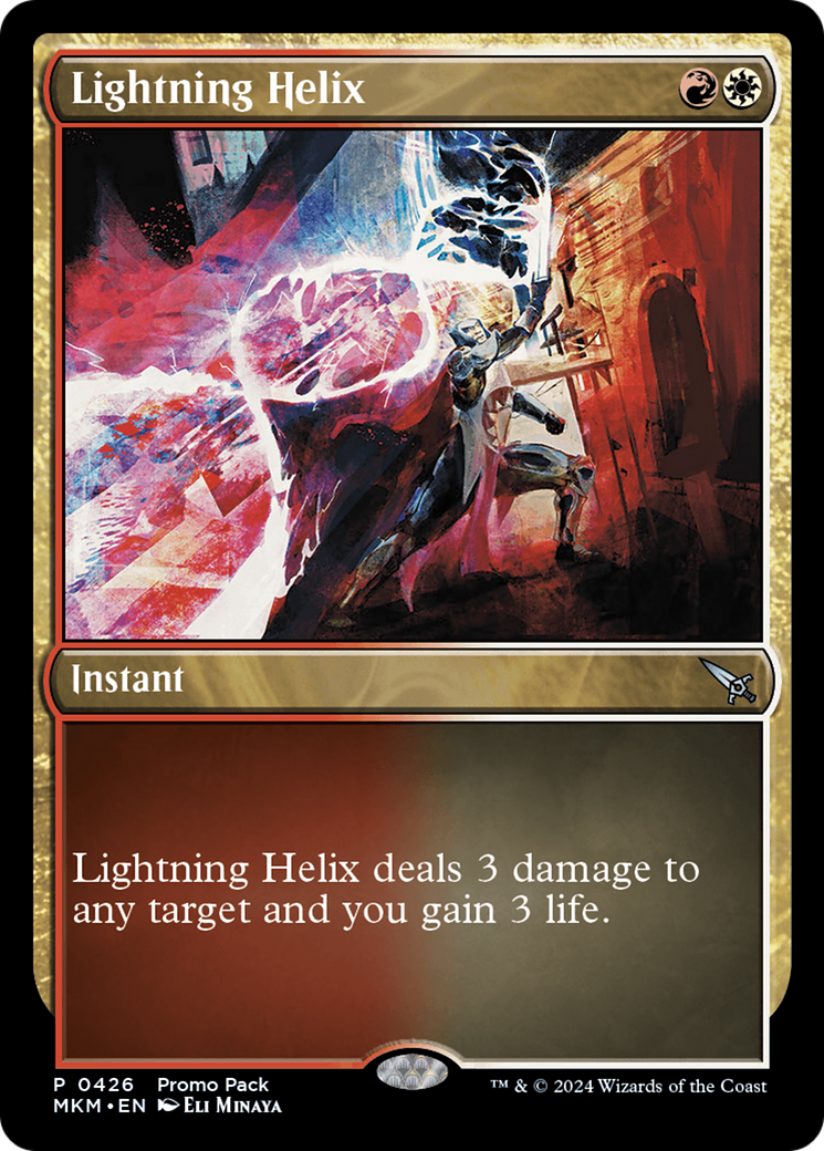 Lightning Helix (Promo Pack) [Murders at Karlov Manor Promos] | Deep Dive Games St. Marys