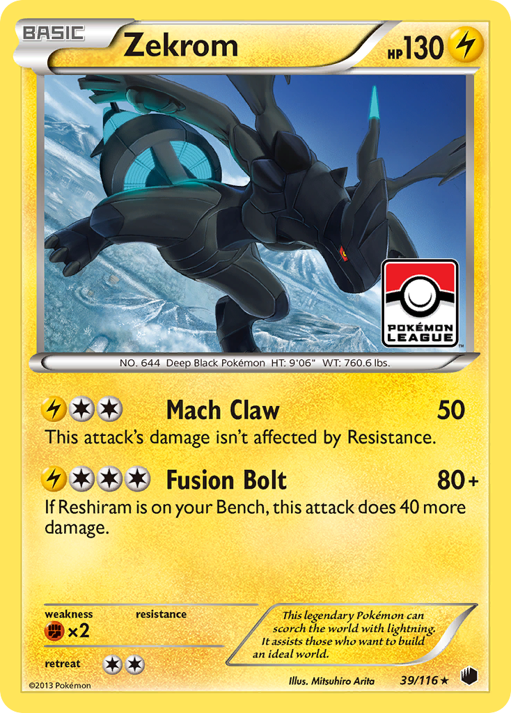 Zekrom (39/116) [Black & White: Plasma Freeze] | Deep Dive Games St. Marys