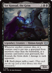 Syr Konrad, the Grim [Duskmourn: House of Horror Commander] | Deep Dive Games St. Marys
