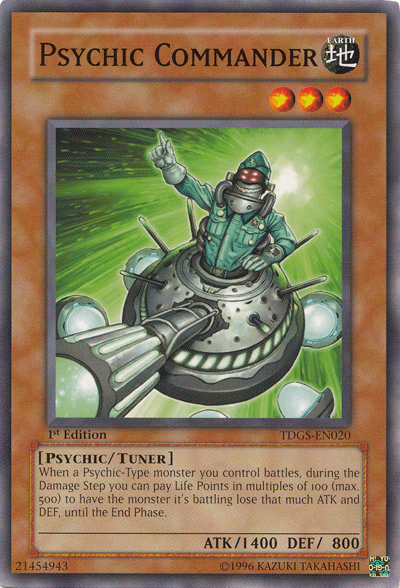 Psychic Commander [TDGS-EN020] Common | Deep Dive Games St. Marys