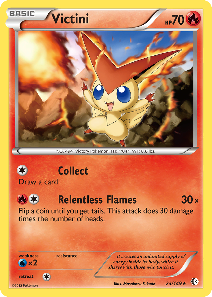 Victini (23/149) [Black & White: Boundaries Crossed] | Deep Dive Games St. Marys