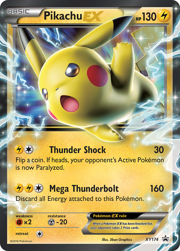 Pikachu EX (XY174) [XY: Black Star Promos] | Deep Dive Games St. Marys