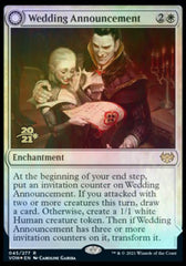 Wedding Announcement // Wedding Festivity [Innistrad: Crimson Vow Prerelease Promos] | Deep Dive Games St. Marys