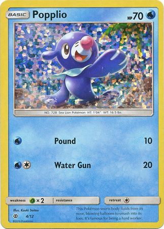 Popplio (4/12) [McDonald's Promos: 2017 Collection] | Deep Dive Games St. Marys