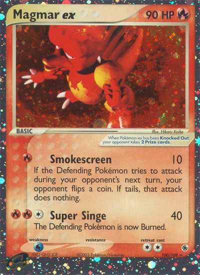 Magmar ex (100/109) [EX: Ruby & Sapphire] | Deep Dive Games St. Marys