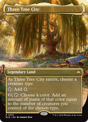 Three Tree City (Borderless) (0337) [Bloomburrow] | Deep Dive Games St. Marys