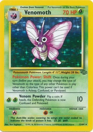 Venomoth (13/64) [Jungle Unlimited] | Deep Dive Games St. Marys